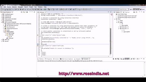 How to connect database in jsp