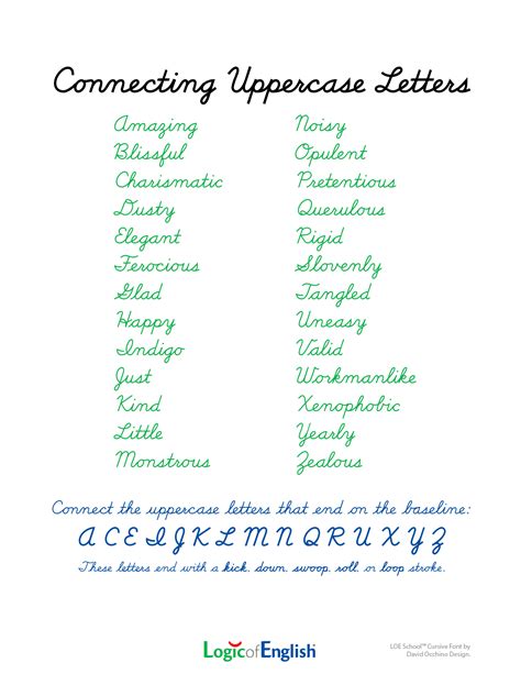 How to connect letters in cursive,connecting letters with cursive
