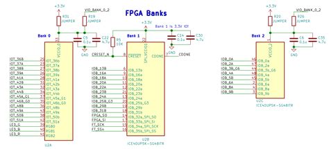 How to connect the two banks in the FPGA to a voltage other …