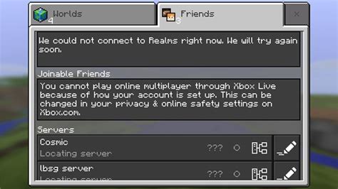 How to connect to realms on minecraft