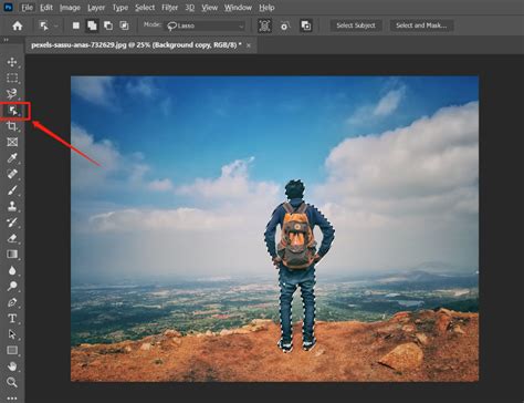 How to content aware in photoshop