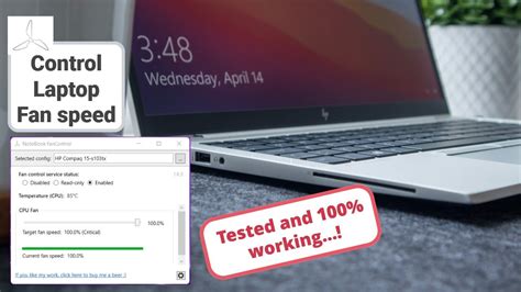 How to control fan in laptop