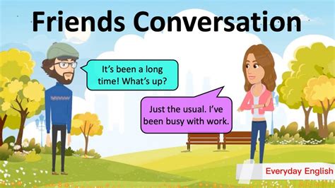 How to conversation in english with friends