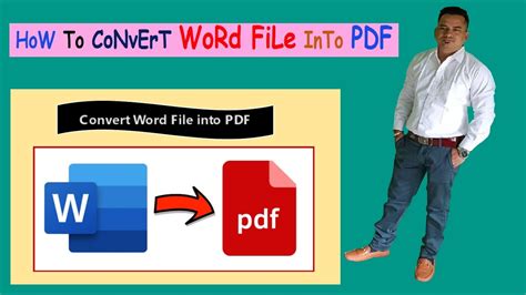 How to convert doc file in pdf