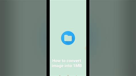 How to convert image in 1MB very simple YouTube