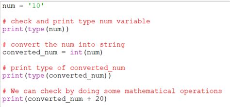 How to convert string to int python.  Similar to the output you get if you do print (any...
