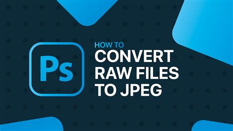 How to convert to jpeg in photoshop