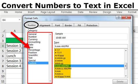How to convert to text in excel