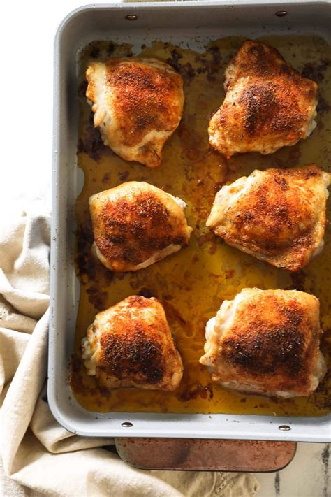How to cook bone in chicken thighs