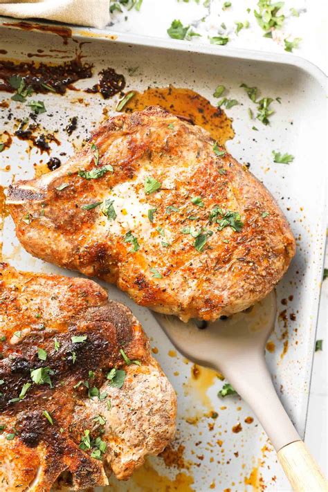 How to cook bone in pork chops