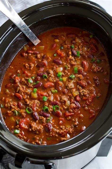 How to cook chili in slow cooker