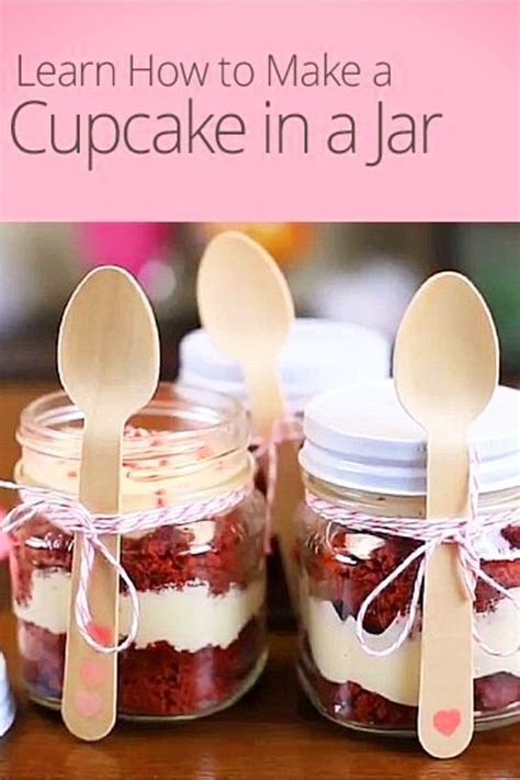How to cook cupcakes in mason jars
