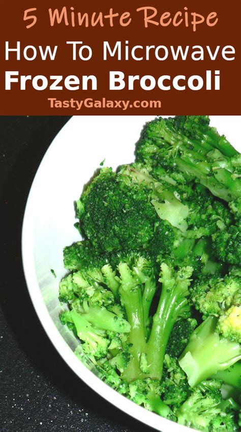 How to cook frozen broccoli in microwave