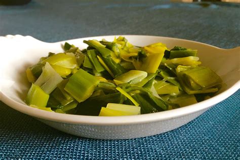 How to cook leeks in butter