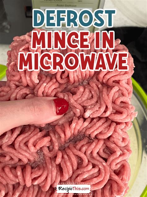 How to cook mince in a microwave
