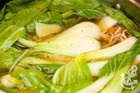 How to cook pak choi in soup