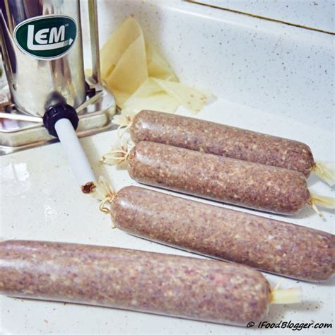 How to cook summer sausage in casing