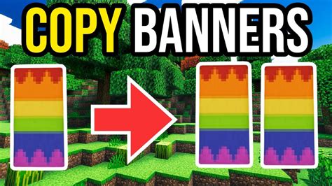 How to copy a banner in minecraft