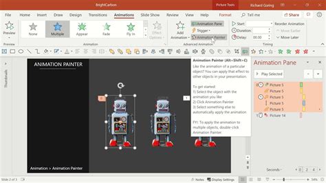 How to copy animation in powerpoint