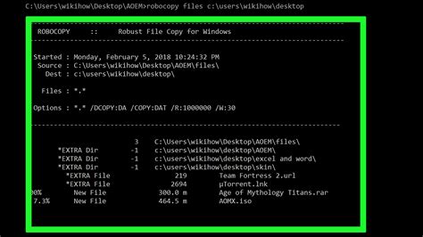 How to copy in cmd prompt