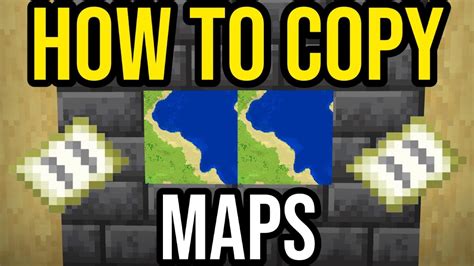 How to copy minecraft maps