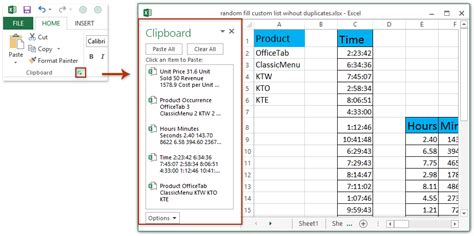 How to copy multiple selections in excel