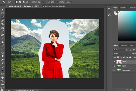 How to copy paste picture in photoshop