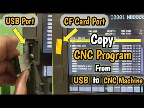 How to copy program from memory card to cnc.  HOW to copy program from cnc to pendrive - co...