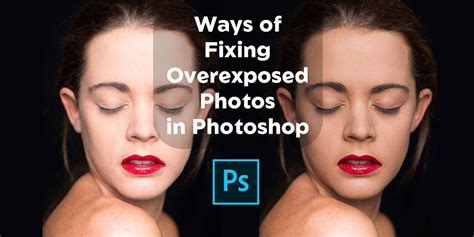 How to correct overexposure in photoshop