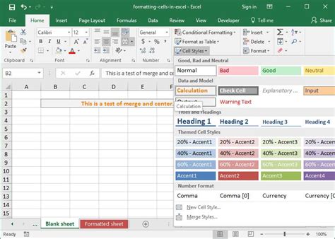 How to count formatted cells in excel