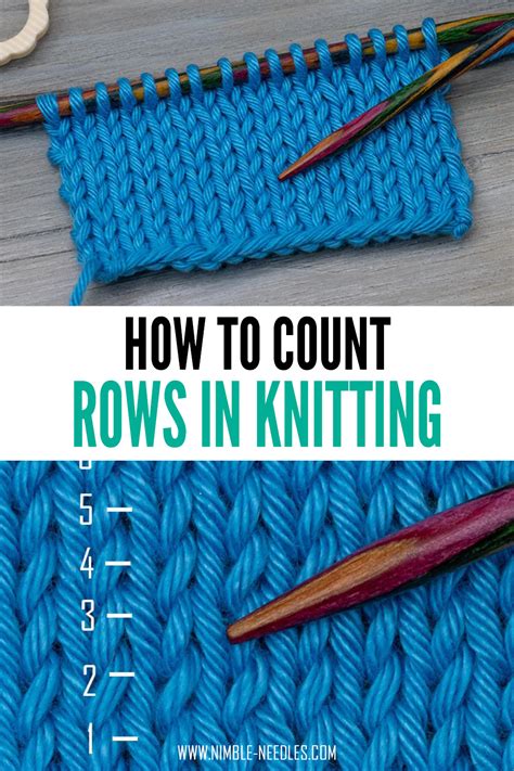 How to count rows in knitting