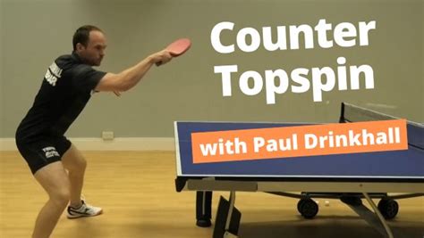 How to counter topspin in table tennis