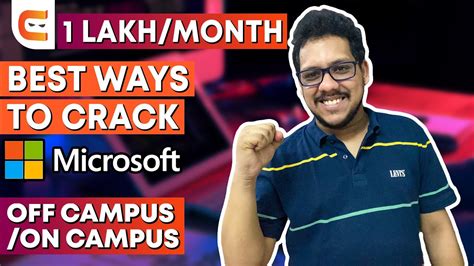 How to crack Microsoft Off-campus placement #4 Pro-Insights ... - YouTube