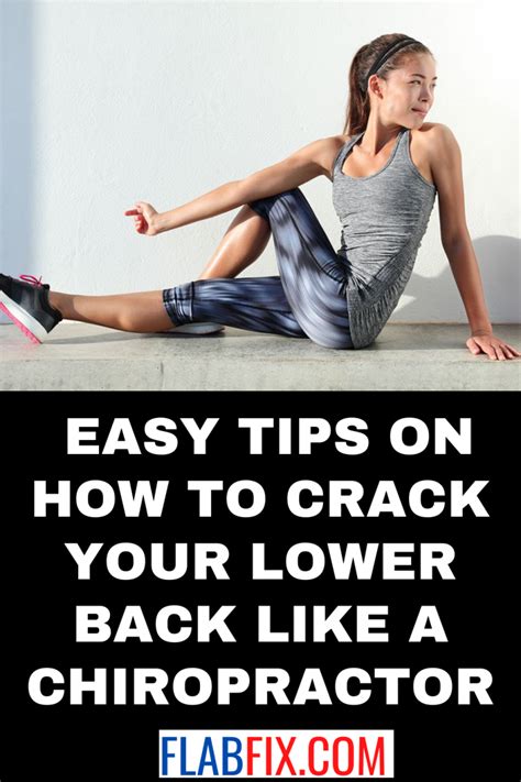 How to crack your lower back. Things To Know About How to crack your lower back. 