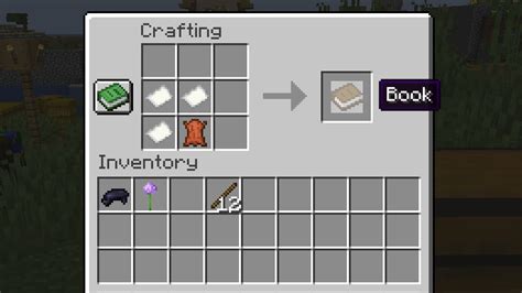 How to craft a book in minecraft