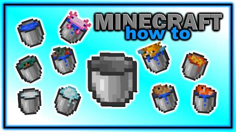 How to craft a bucket in minecraft