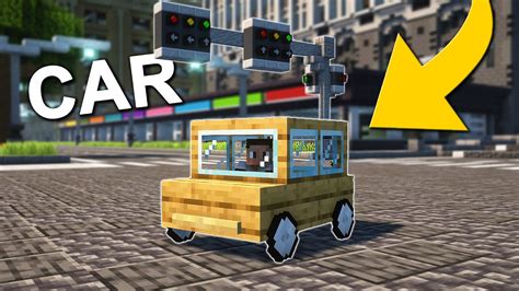 How to craft a car in minecraft