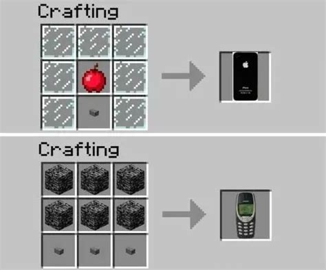 How to craft a phone in minecraft