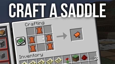 How to craft a saddle on minecraft pc. This will open up the feeding interface. Select the type of food you want to give the horse (wheat, apples, hay bales, etc.) and then press the left mouse button or A button. The horses’ hearts will start filling up and after a few seconds, the horse will be tamed. Now you can mount the horse by pressing the right mouse button or A button. 