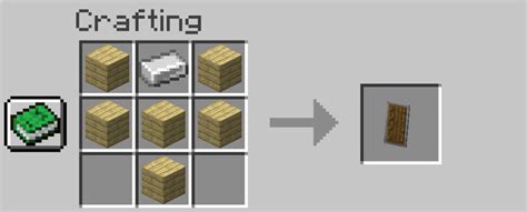 How to craft a sheild in minecraft