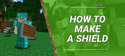How to craft a shield in minecraft