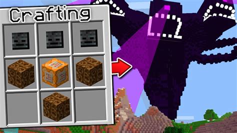 How to craft a wither in minecraft