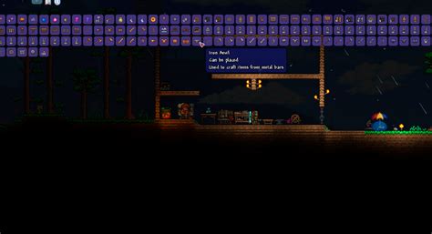 How to craft anvil in terraria