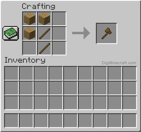 How to craft axe in minecraft