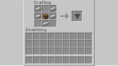 How to craft hopper in minecraft