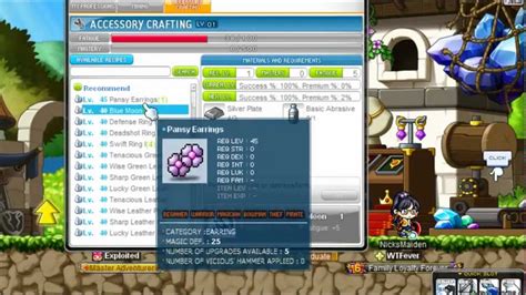How to craft in maplestory