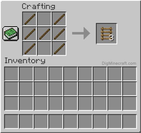 How to craft ladders in minecraft