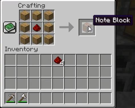 How to craft note block in minecraft