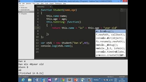 How to create JavaScript objects using new operator YouTube