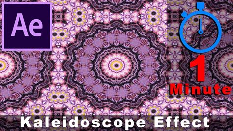 How to create Kaleidoscope Effect in 1 minute After Effects Tutorial